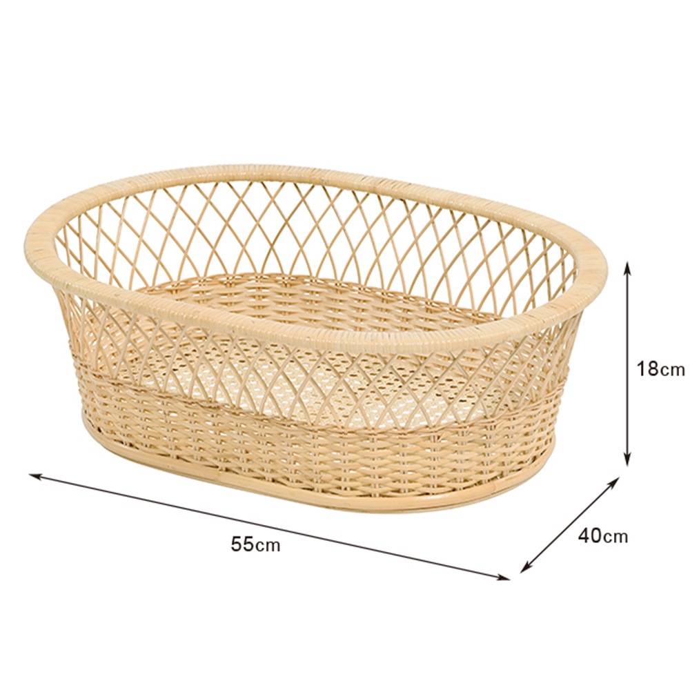 脱衣かご 楕円型 バスケット かご 脱衣カゴ GK304N（商品番号：55