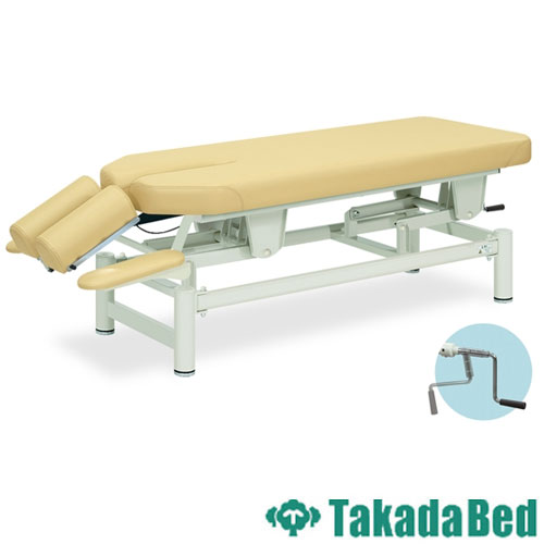 手動昇降台 マッサージベッド 手置き台付き ベッド 昇降台 TB-322