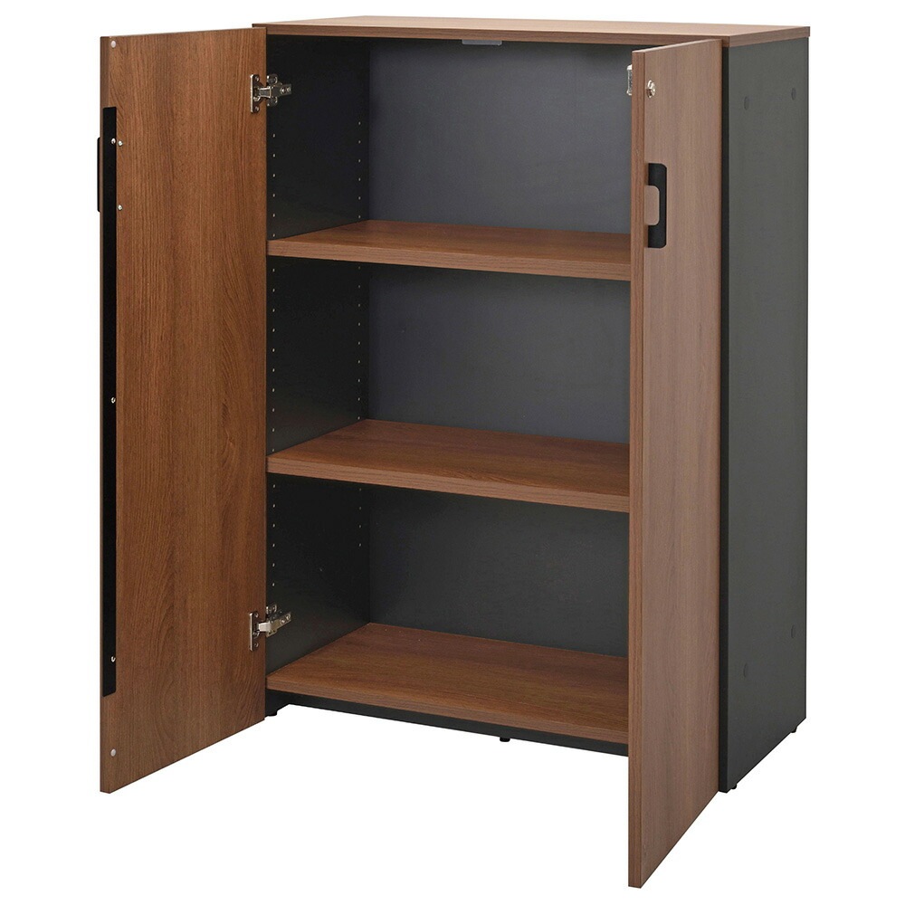 書棚 書庫 幅800×高さ1141mm 扉付き 鍵付き 書類棚 RFPS-8011-KD（商品番号