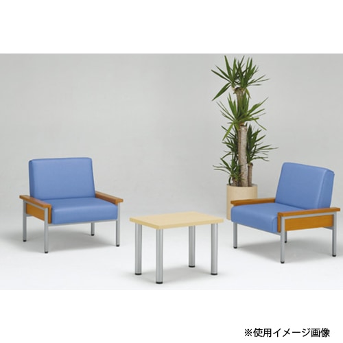 付き添い用チェア 肘なし ビニールレザー張りチェア 軽応接椅子 1人