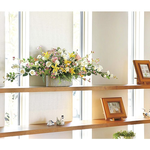 アレンジメント 光の楽園 30cm 造花 アートフラワー 2275A180-83（商品