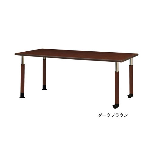 10/6まで出品　ダークブラウン　昇降テーブル 4_000000040234.jpg?1678209905
