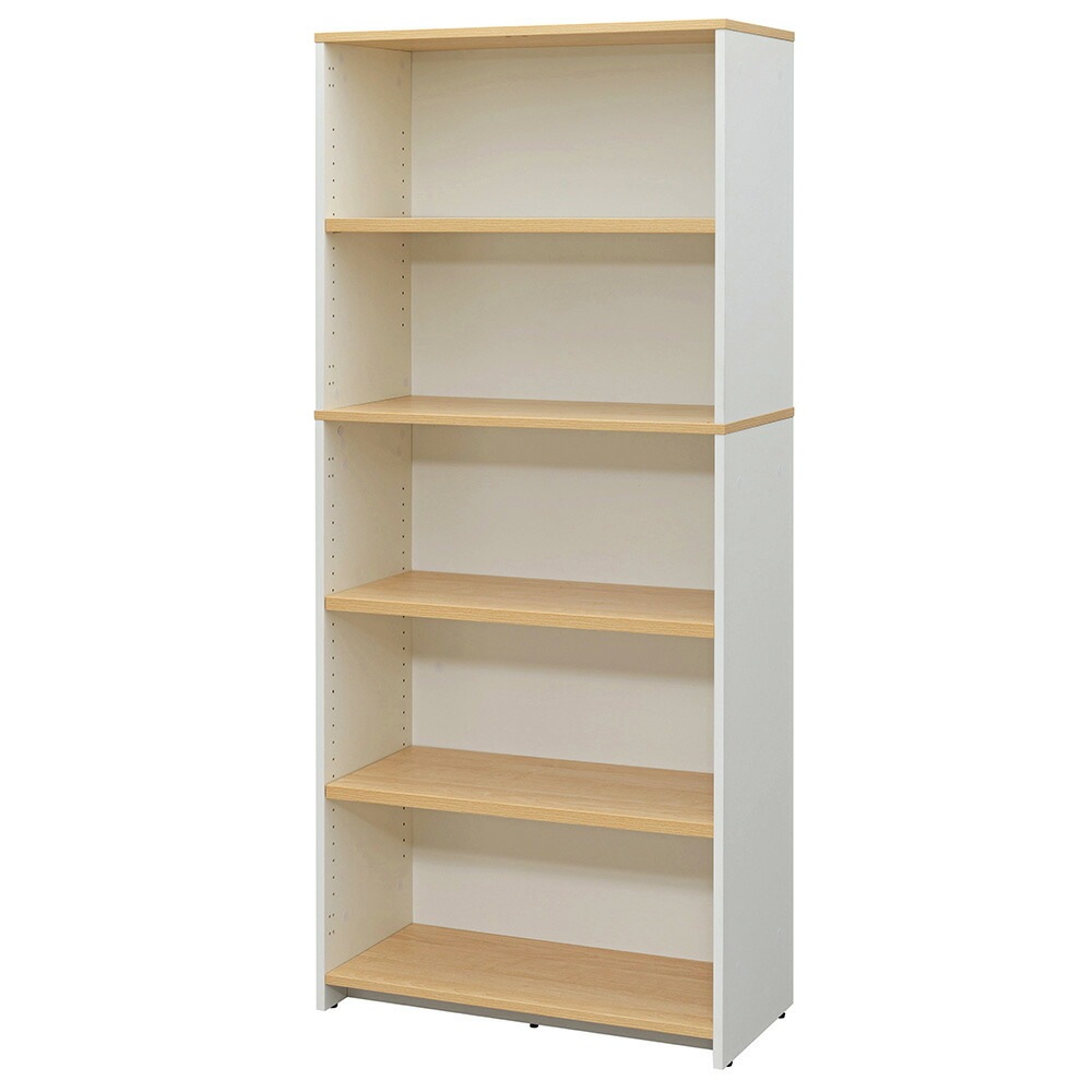 書庫 幅800×高さ1850mm 書類棚 オープン書庫 キャビネット（商品番号