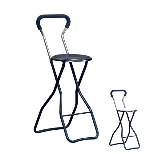 折りたたみ椅子 ハイタイプ 幅350×奥行445×高さ910mm カウンターチェア ハイチェア HSO-60
