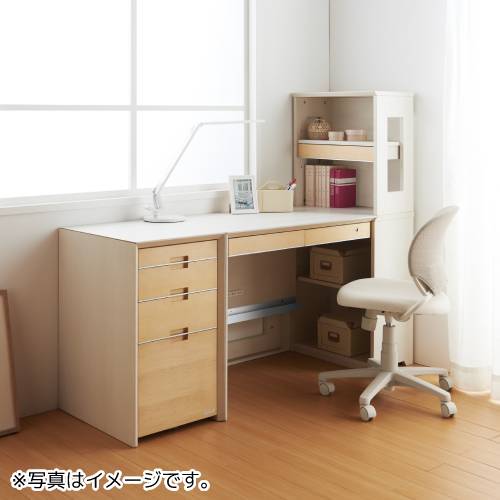 書斎机 幅900×奥行550×高さ730mm 木製 木製デスク 学習デスク KWD-1