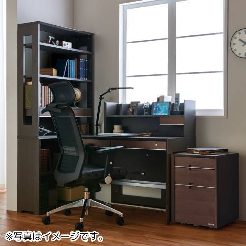 書斎机 幅900×奥行550×高さ730mm 木製 木製デスク 学習デスク KWD-1