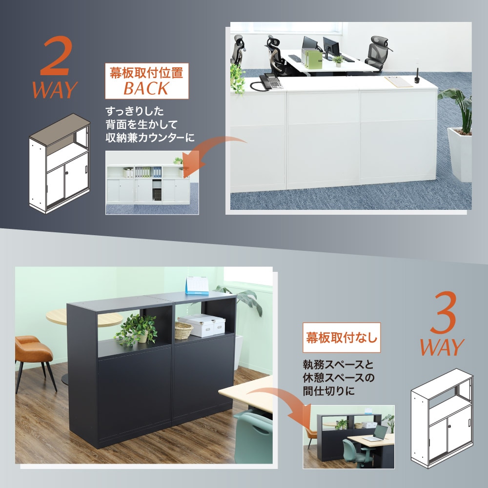倉庫受取限定】 天板 幕板 セット オプション キャビネット用 WPC-08