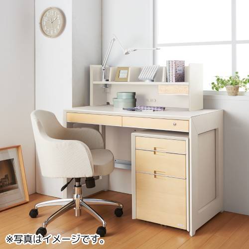 書斎机 幅1050×奥行550×高さ730mm 木製 木製デスク 学習デスク KWD-2