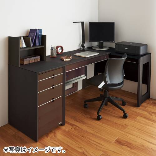 書斎机 幅1050×奥行550×高さ730mm 木製 木製デスク 学習デスク KWD-2
