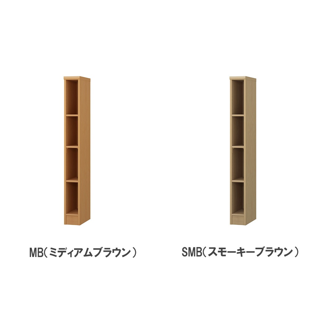 オーダー本棚 幅15-24×奥行40×高さ135cm 標準 書庫 書棚 1415-24MD