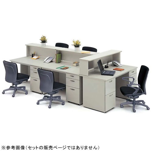 事務机 オフィスデスク プロの業者組立 片袖机 L型脚 A4-3段タイプ 受注生産品 DUK-116-A3 W110×D60×H72cm 会社 事務所 オフィス 工場 施設 事務机 オフィスデスク プロの業者組立 片袖机 L型脚 B4-3