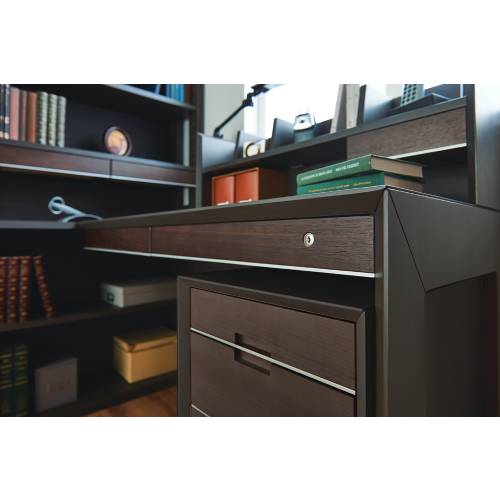 書斎机 幅1200×奥行550×高さ730mm 木製 木製デスク 学習デスク KWD-3