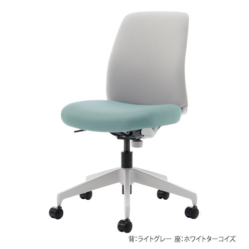 オフィスチェア コクヨ オプティ ロータイプ ホワイトグレー樹脂脚 C02