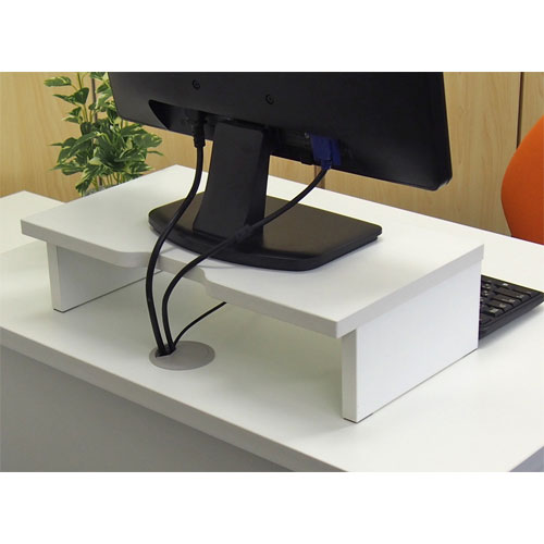 机上ラック 10台セット 机上台 デスク上置棚 幅450×奥行250×高さ120mm