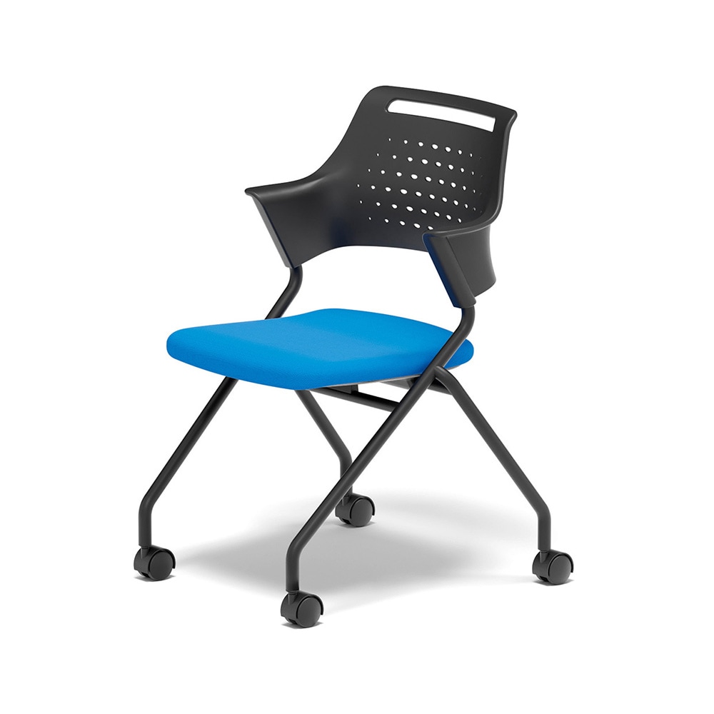 amimi9108910ページ ミーティングチェア ネスティング 背パッドなし オフィスチェア 会議用