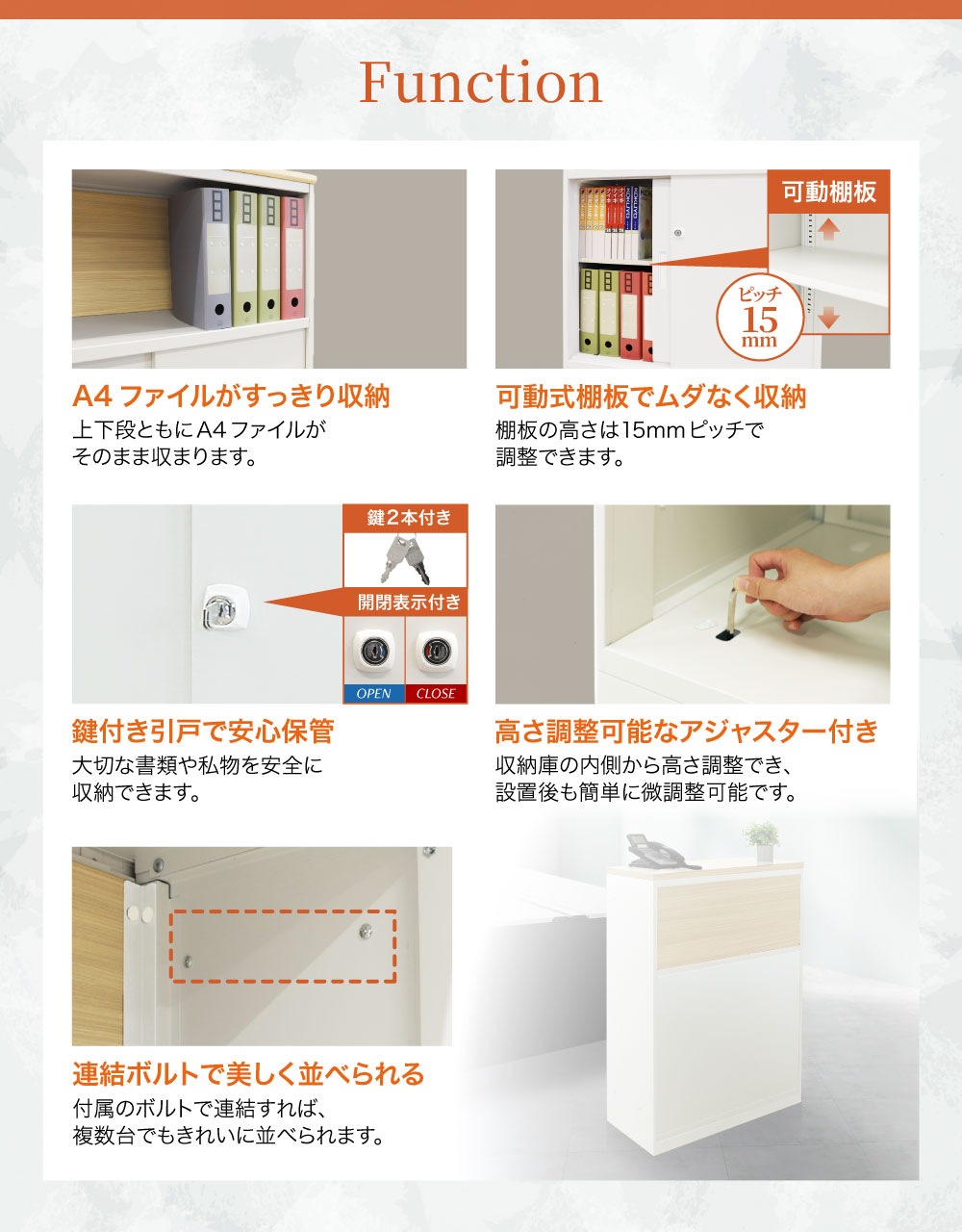 倉庫受取限定】 ハイカウンター 幅800×奥行360×高さ1090mm カウンター