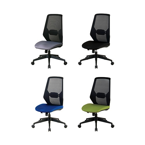 フリーアドレスデスク チェア セット 4人用 幅2400mm FDC-2412WB-S2