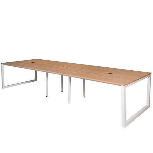 【新品・送料無料】デスク　レアル フリーアドレスデスク セット 8人用 幅3600mm オフィスデスク RFFLT