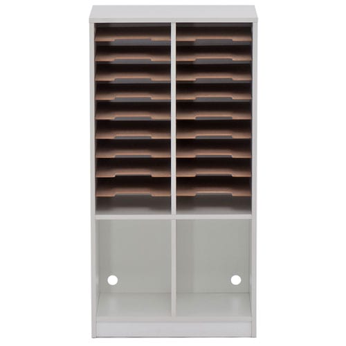 ペーパーラック レターケース A4 2列10段 幅547×奥行350×高さ1067mm