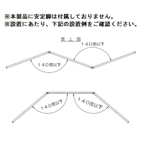 パーテーション 5連 折りたたみ スクリーン 高さ1610mm YS-N5（商品