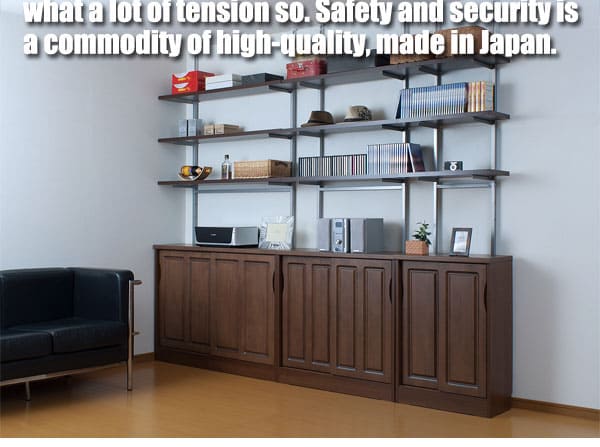 突っ張りラック 3段 幅60cm ウォールラック 突っ張り棚 nj-0233-0235