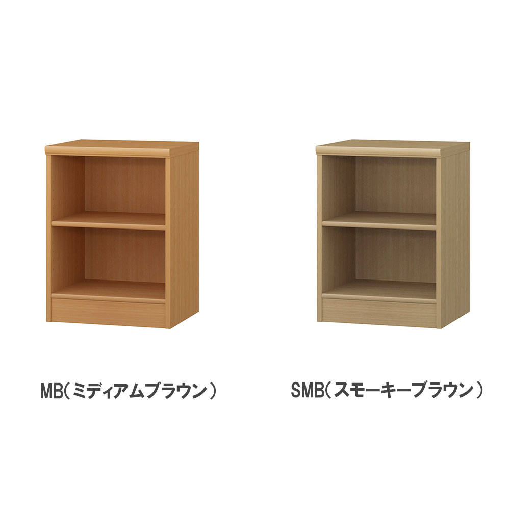オーダー本棚 幅30-44×奥行40×高さ60cm 標準 書庫 書棚 6030-44MD
