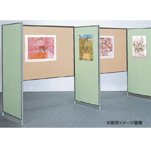 アジャスタ-付ポール 展示パネル用脚部 高さ1900mm MDPLS（商品番号