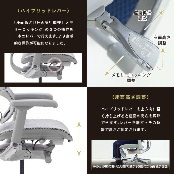 エルゴヒューマン フィット2 Ergohuman FIT2 新基盤仕様 正規品 最長5