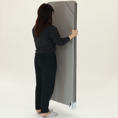 パーテーション    折りたたみ 3面 折りたたみパーテーション 間仕切り4段式高さ1.8m長さ3m持ち運び可能