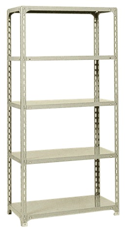 スチールラック 軽量ラック 5段 耐荷重120kg 幅875×奥行450×高さ1800mm A-6345