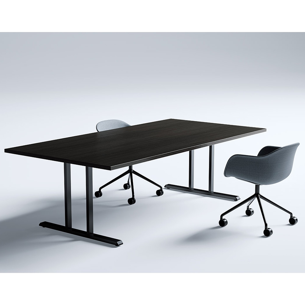 会議用テーブル 角型 幅1800×奥行1200×高さ720mm ワイヤリングBOXなし