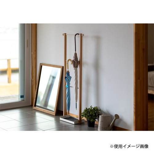 傘立て 幅360×奥行150×高さ1000mm グレー ホワイト 傘掛け LIVUH3