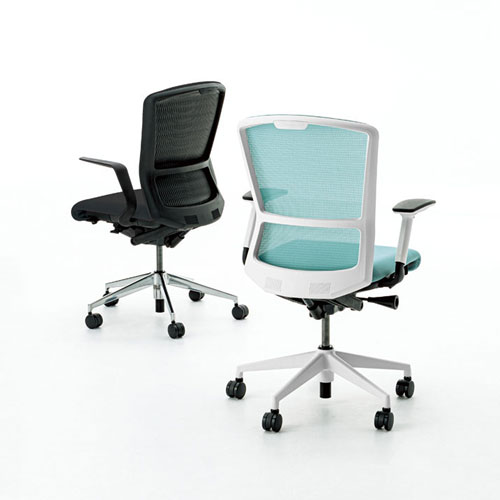 内田洋行 エルフィ オフィスチェア クロスバック ハイバック 5-354