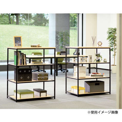 オープンラック 幅900×奥行450×高さ1130mm 抗ウイルス加工 抗菌加工