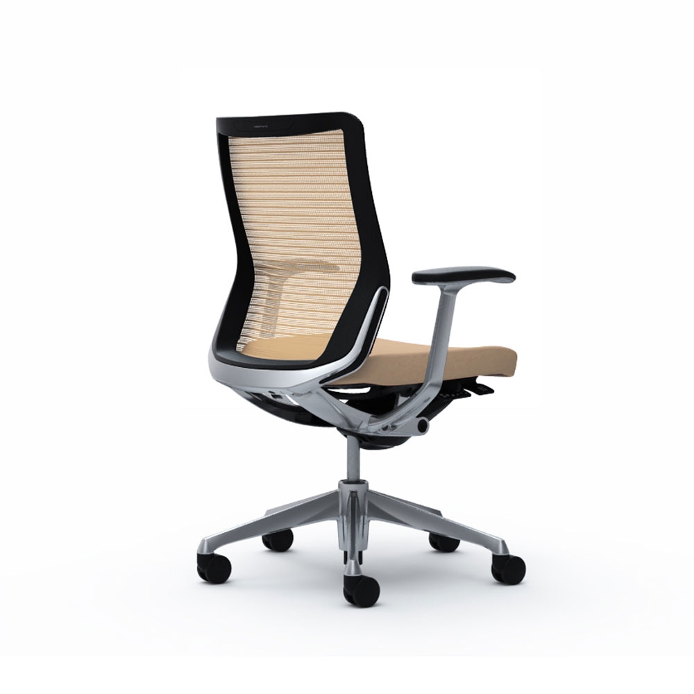 CQ41BW FSH4 |オカムラ コーラル ミドル 背メッシュ 固定肘 アクアブルー (メーカー直送) 最大1万円ｸｰﾎﾟﾝ9⁄19-23 設置無料オフィスチェア