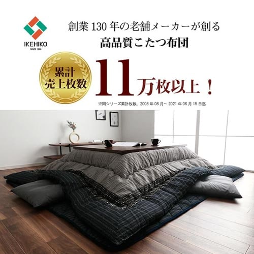 こたつ布団セット イケヒコ 205×285cm 炬燵布団 こたつ掛け布団