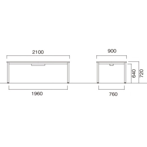 ں1ߎΎߎ5/1722 ѥơ֥ ѷơ֥ 2100߱900mm 磻󥰥ܥå WK-2190W