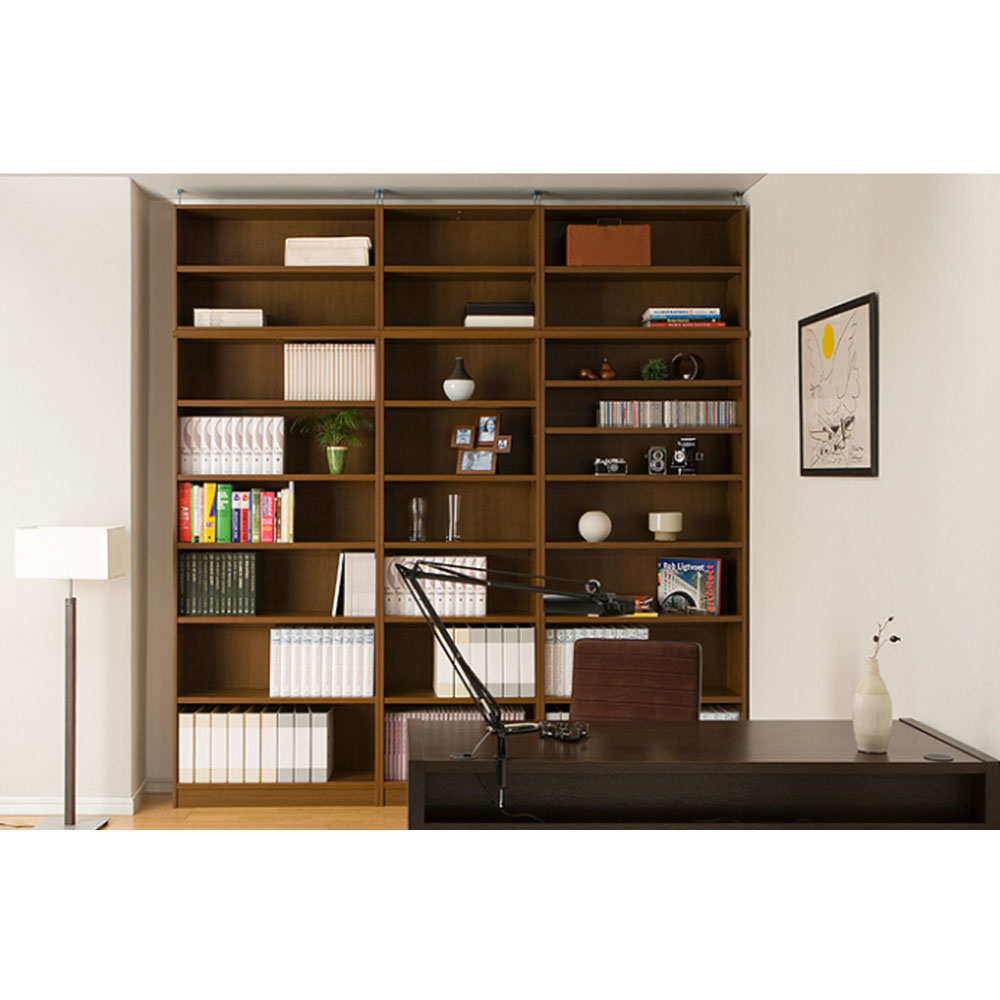 オーダー本棚 幅30-44×奥行40×高さ149.9cm 標準 書庫 書棚 1530-44MD