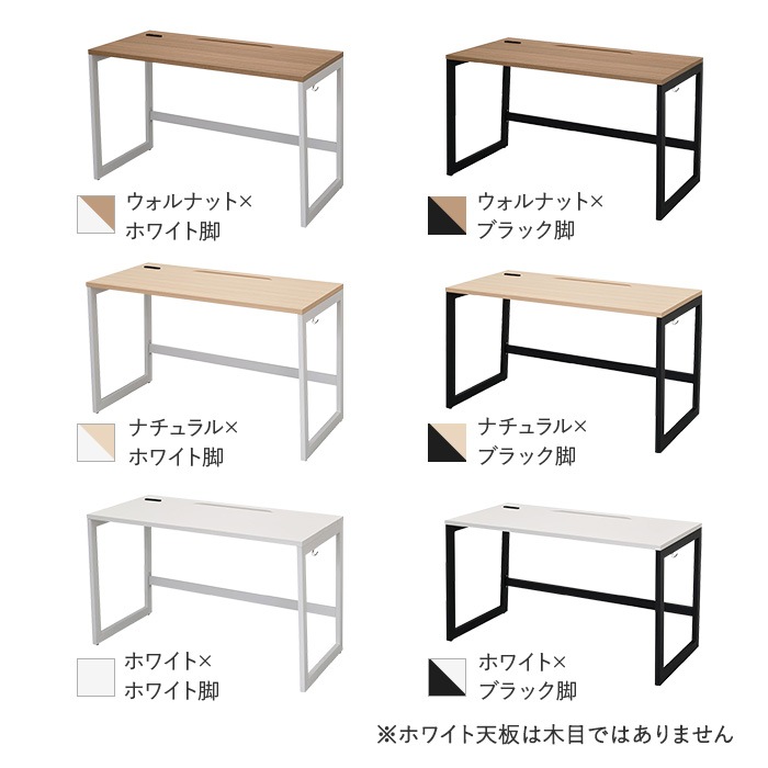 オフィスデスク 平机 事務机 幅1200×奥行600×高さ720mm コンセント付き