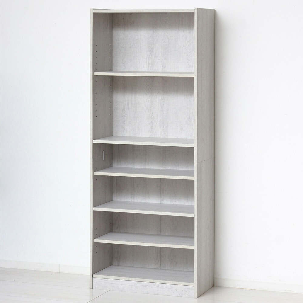 本棚 W600×H1500mm 書棚 ブックシェルフ 文庫本ラック 25509-25513