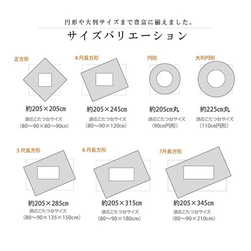 こたつ布団セット イケヒコ 205×345cm 炬燵布団 こたつ掛け布団