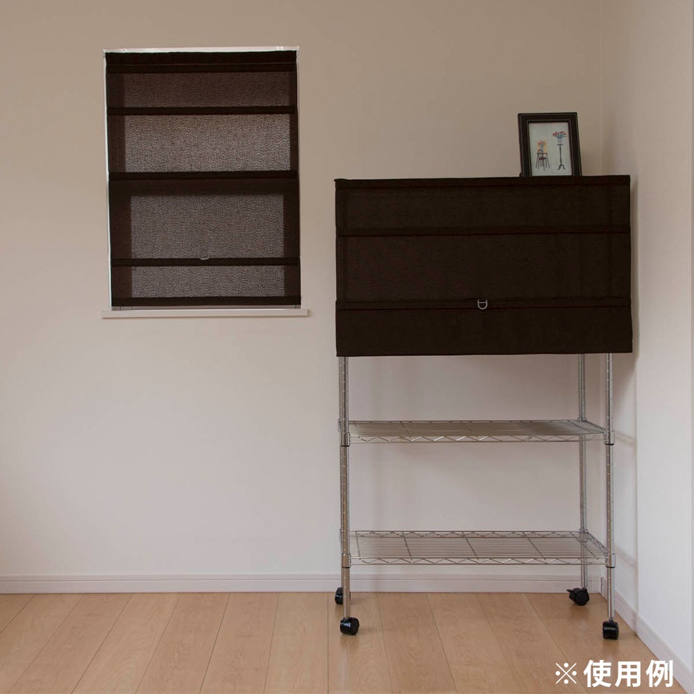 シェード 幅90×高さ160cm 小窓カーテン ローマンシェード 無地 L6155