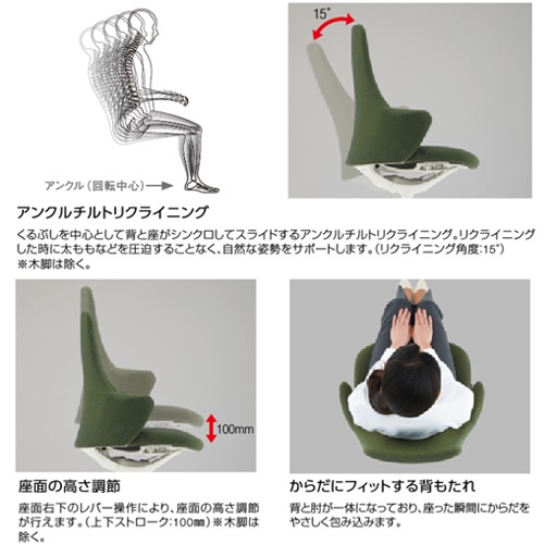 オカムラ ライブス ワークチェア ローバック 5本脚 CD53MR-FXW（商品