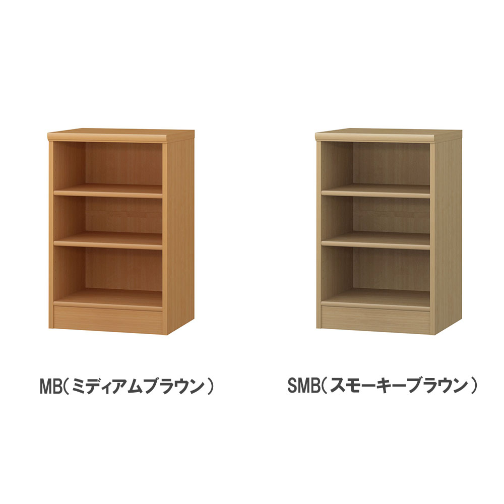 オーダー本棚 幅30-44×奥行40×高さ70cm 標準 書庫 書棚 7030-44MD
