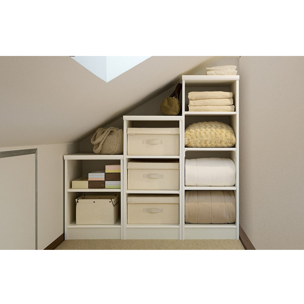 オーダー本棚 幅30-44×奥行40×高さ70cm 標準 書庫 書棚 7030-44MD