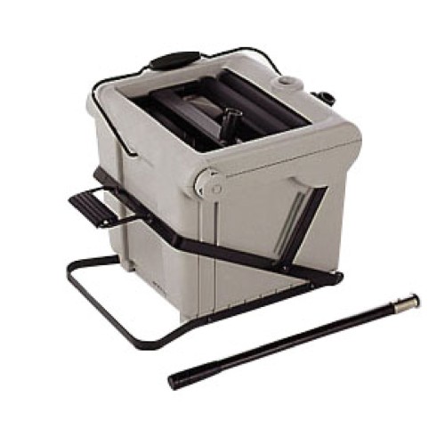 モップ絞り器 足踏みタイプ 絞りバケツ モップリンガー モップスクイーザー CE-438-000-0