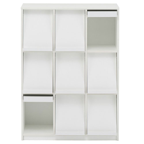 書庫 本棚 3列3段 フラップ扉 フラップラック RFFLPS-33（商品番号：68