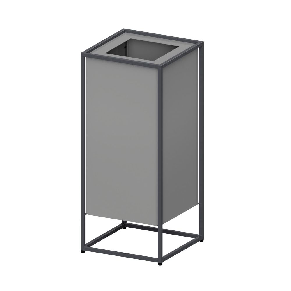 屑入 53L 角穴 ミヅシマ工業 スチールゴミ箱 359-0110-0120（商品番号