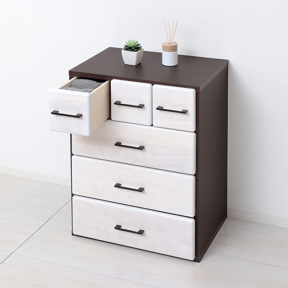 タンス チェスト 箪笥 日本製 完成品 63118-63119（商品番号：20-63118