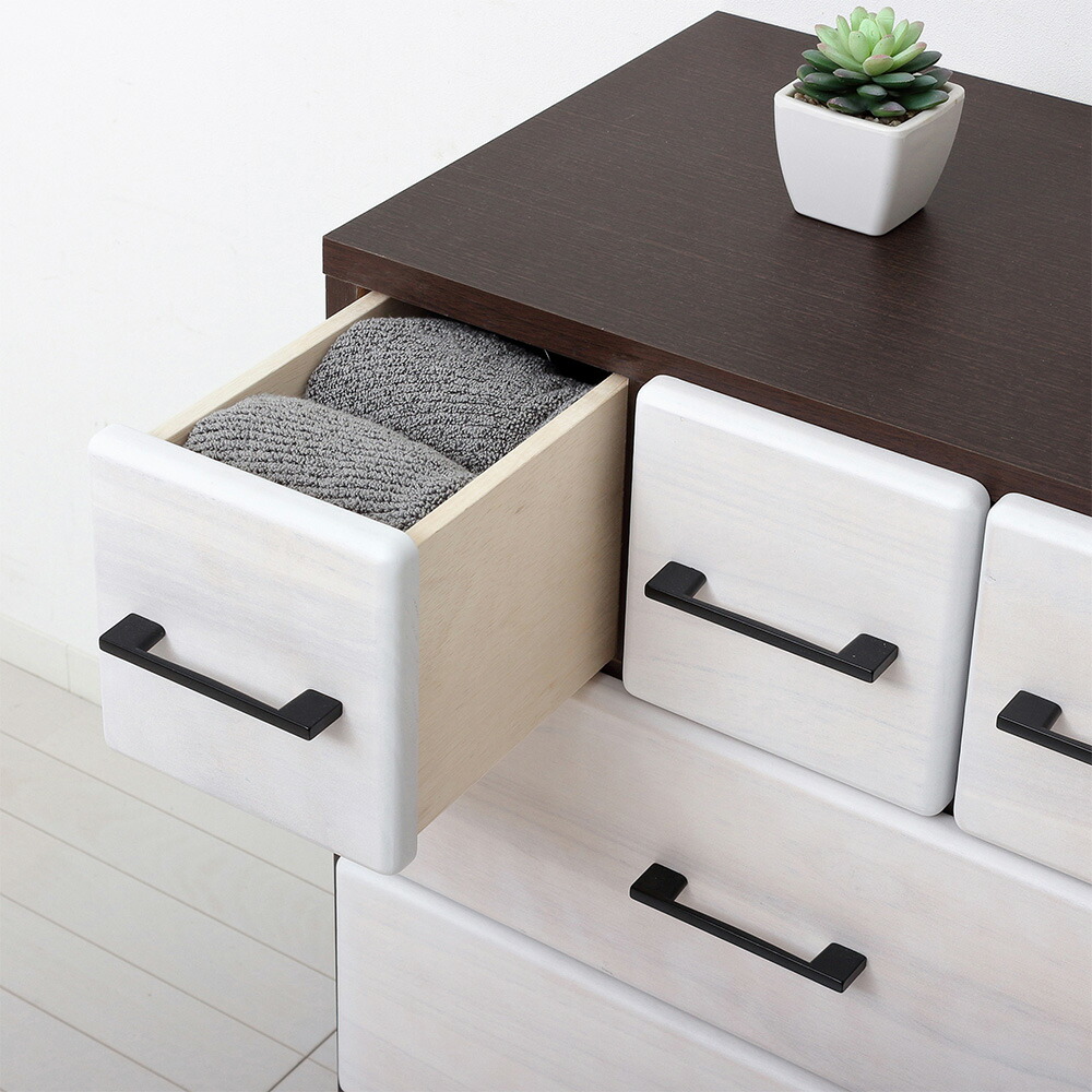 タンス チェスト 箪笥 日本製 完成品 63118-63119（商品番号：20-63118